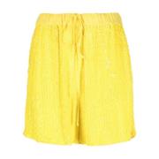 Casual Shorts P.a.r.o.s.h. , Yellow , Dames