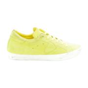 Leren Sportschoenen Philippe Model , Yellow , Dames