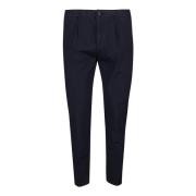 Navy Chino met Prince Pences Design Department Five , Blue , Heren