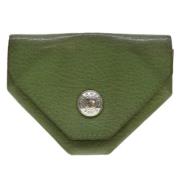 Pre-owned Leather wallets Hermès Vintage , Green , Unisex
