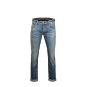 Trousers Moorer , Blue , Heren