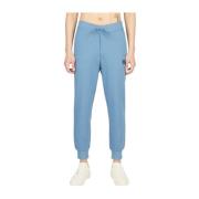 Logo Print Joggingbroek Y-3 , Blue , Heren