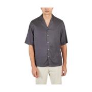 Short Sleee Shirts Officine Générale , Blue , Heren