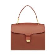 Moderne Saffiano Leren Tas Coccinelle , Brown , Dames