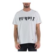 T-Shirts Purple Brand , White , Heren