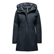 Warm en stijlvol Warsaw Parka Jas BomBoogie , Blue , Dames