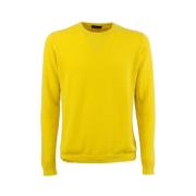 Sponge shirt met lange mouwen Roberto Collina , Yellow , Heren