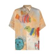 Casual Shirts Off White , Multicolor , Heren