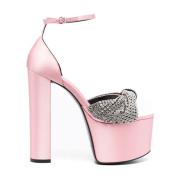 Elegante Platform Sandalen Sergio Rossi , Pink , Dames