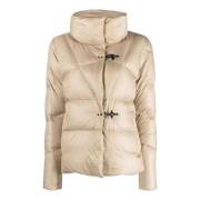 Korte Gewatteerde Donsjas Fay , Beige , Dames