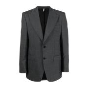 Antracite SB Blazer - Stijlvol Model Sunflower , Gray , Heren