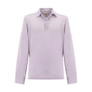 Polo Shirt Borrelli , Purple , Heren