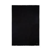 Fabio Scarf in Black Wool Mix Ann Demeulemeester , Black , Dames