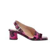 Jill Elaphe Hoge Hak Sandalen Scarosso , Pink , Dames