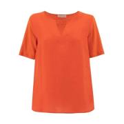 Blouses Le Tricot Perugia , Orange , Dames