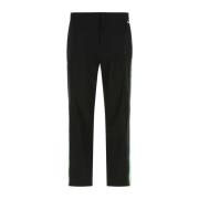 Black Acetate Blend Pant Koché , Black , Heren