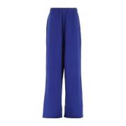 Blauwe stretch katoenen joggers Vetements , Blue , Heren