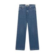 Straight Jeans Roy Roger's , Blue , Dames