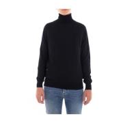 Hoog kraag shirt Department Five , Black , Heren