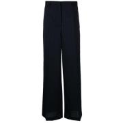 Wijde broek in grijs N21 , Blue , Dames