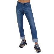 Slim-fit Jeans met Vaquero Design PT Torino , Blue , Heren