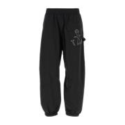 Zwarte nylon joggers - Stijlvol en comfortabel JW Anderson , Black , H...