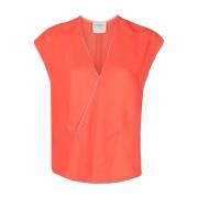 Mouwloos topje Forte Forte , Orange , Dames