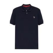 Katoenen poloshirt PS By Paul Smith , Blue , Heren