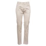 Slim-Fit Katoenmix Jeans Jacob Cohën , Beige , Heren