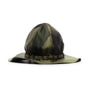 Metro Camouflage Hat Sacai , Green , Heren