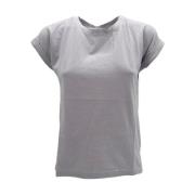 Asymmetrische Ronde Zoom T-shirt voor Dames BomBoogie , Purple , Dames