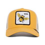 Gele Queen Bee Caps - Zoemende Stijl Goorin Bros , Yellow , Unisex