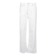 90s High Rise Loose Jeans Re/Done , White , Dames