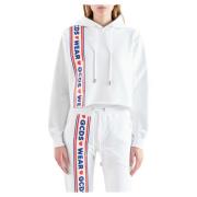 Hoodie Gcds , White , Dames