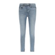 Klassieke Skinny Jeans Re/Done , Blue , Dames