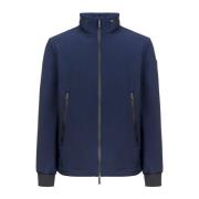 Blauwe Soft Shell Bomberjas Woolrich , Blue , Dames