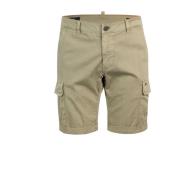 Cargo Shorts met zijzakken Mason's , Beige , Heren