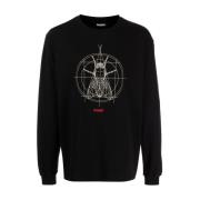 P21W012 Sweatshirt Pleasures , Black , Heren