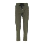Slim-fit Trousers PT Torino , Green , Dames