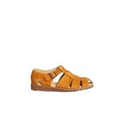 Luxe Velvet Leren Sandalen Paraboot , Brown , Heren