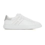 Luxe Leren Sneakers Hogan , White , Dames