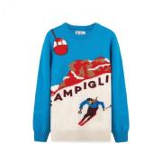 Maglione Heron Campiglio Postcard MC2 Saint Barth , Blue , Heren