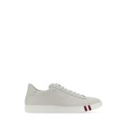 Krijtleren Asher Sneakers, Trendy Model Bally , White , Heren