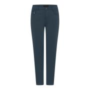 Straight Trousers C.Ro , Blue , Dames