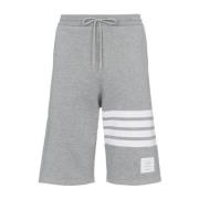 Grijze Shorts met 4-Bar Streep Thom Browne , Gray , Heren