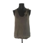 Pre-owned Silk tops Chloé Pre-owned , Brown , Dames