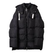 Puff Nieuwe Matt Parka Jas Khrisjoy , Black , Dames