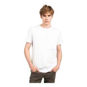 T-shirt; regelmatig; Antony Morato , White , Heren