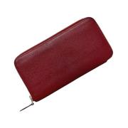 Pre-owned Leather wallets Hermès Vintage , Red , Dames