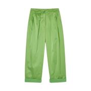 Trousers Momoni , Green , Dames